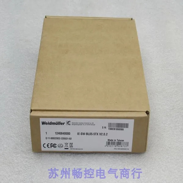 Weidmuller 용접기 스위치 IE-SW-BL05-5TX 1240840000 신