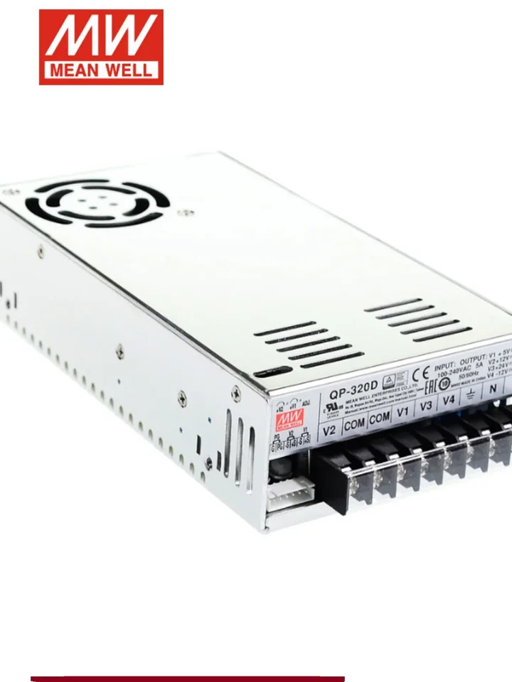 대만 Mingwei QP-320D/320F 320W 4방향 스위칭 전원공급장치 5V24V 플러스 마이너스 12V15V