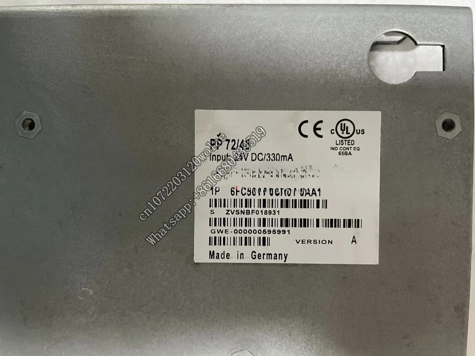SINUMERIK I/O 모듈 PP 72/48 6FC5611-0CA01-0AA1