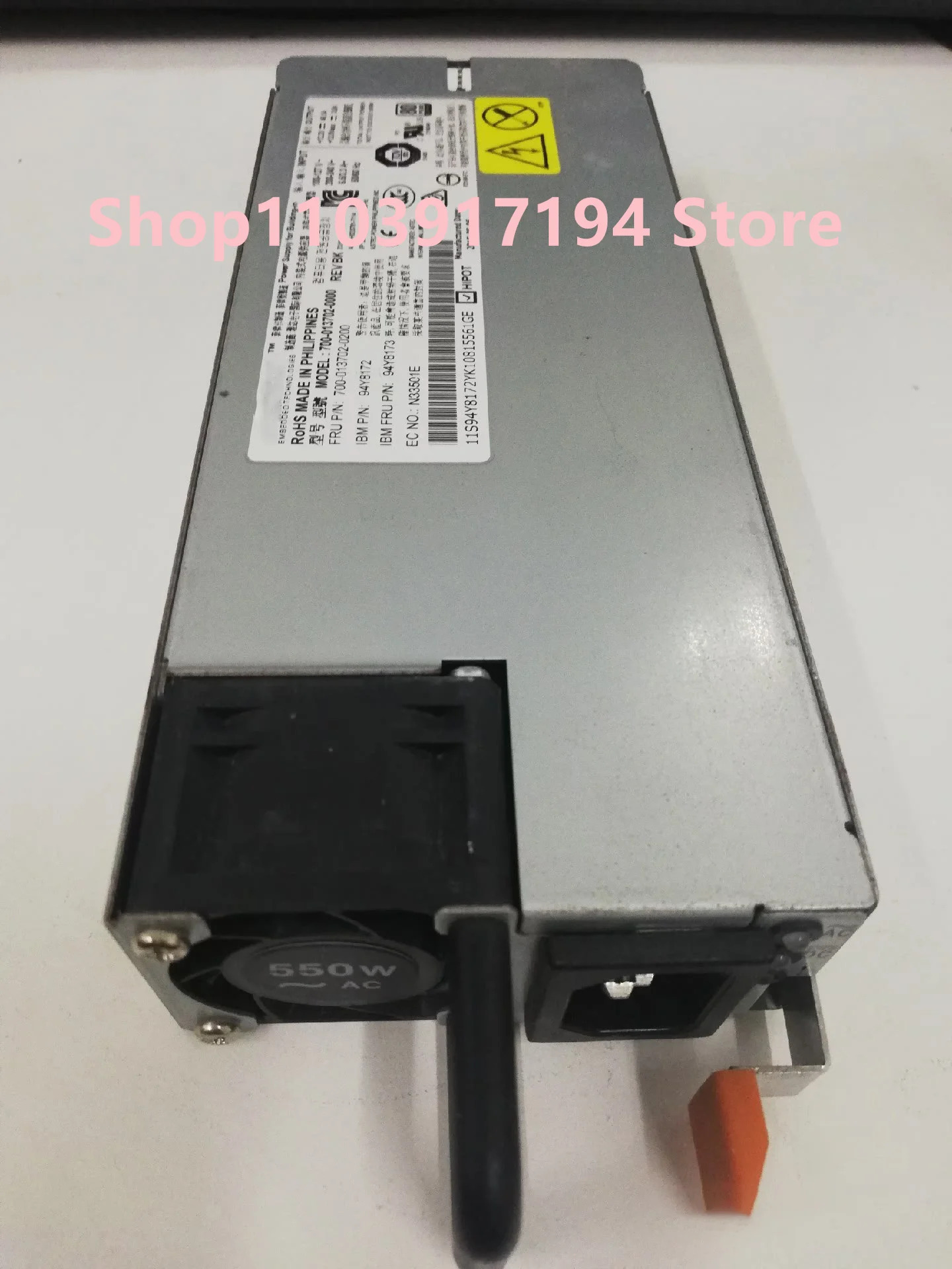 IBM X3650M5 서버에머슨 전원공급장치 550W 94Y8172
