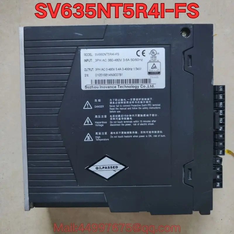 리퍼 SV635NT5R4I-FS 서보 드라이브 기능 리퍼는 정상