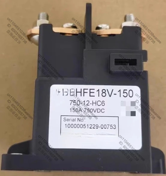 HFE18V-150 고전압 DC 릴레이 750-12-HC6 150A 750VDC 완전히 기능 리퍼 완료 OK