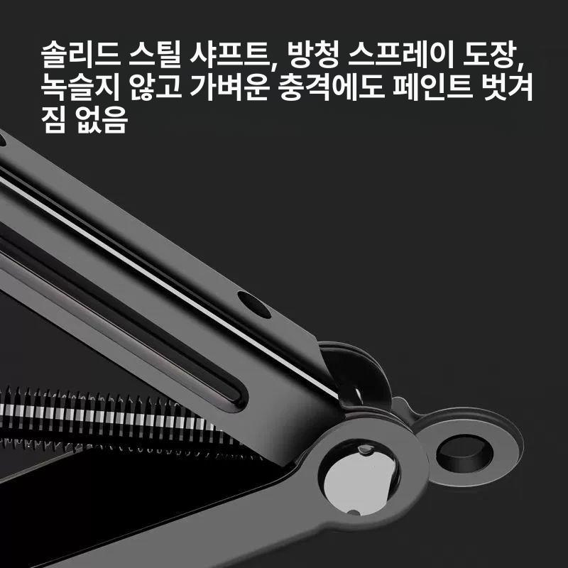 차량용 플로어잭 유압자키 리프트 받침대 정비 작업 지지대 수평 렌치 - 상세 이미지 3