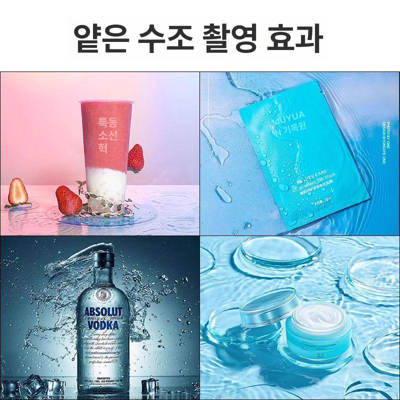 투명 연출박스 수중촬영 아크릴상자 제품촬영 아크릴판 광고용 디스플레이 - 상세 이미지 2