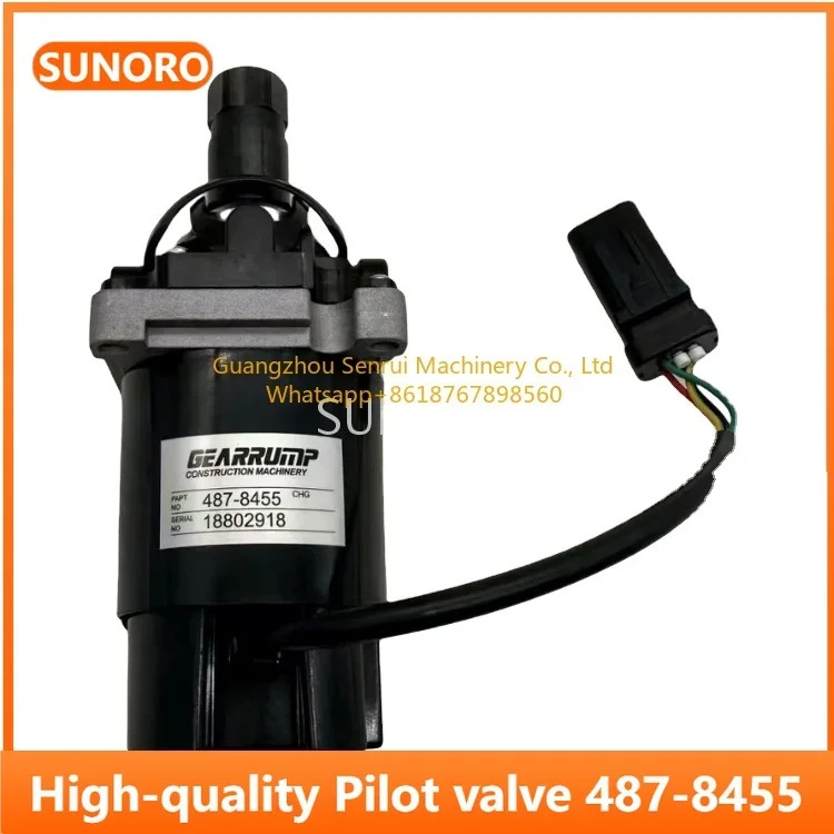굴삭기 유압 리모컨 조이스틱 밸브 CAT E320GC E323GC E345GC 487-8455