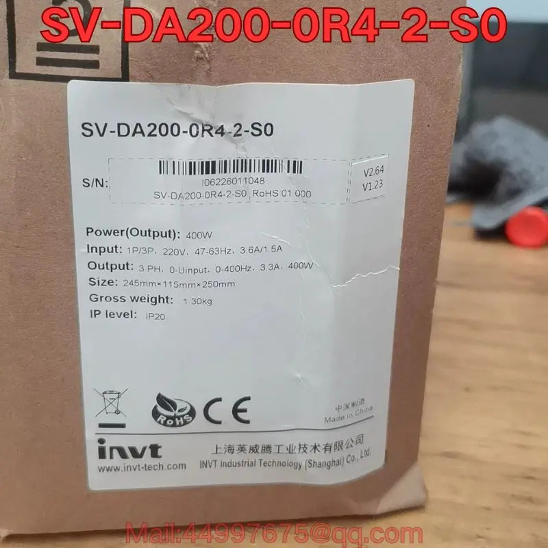 SV-DA200-0R4-2-S0 서보 드라이브