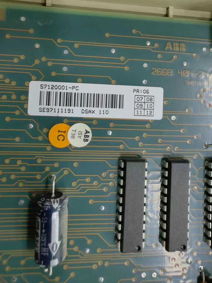 ABB 컨트롤 보드 DSAX110 오리지널 포장 57120001-PC