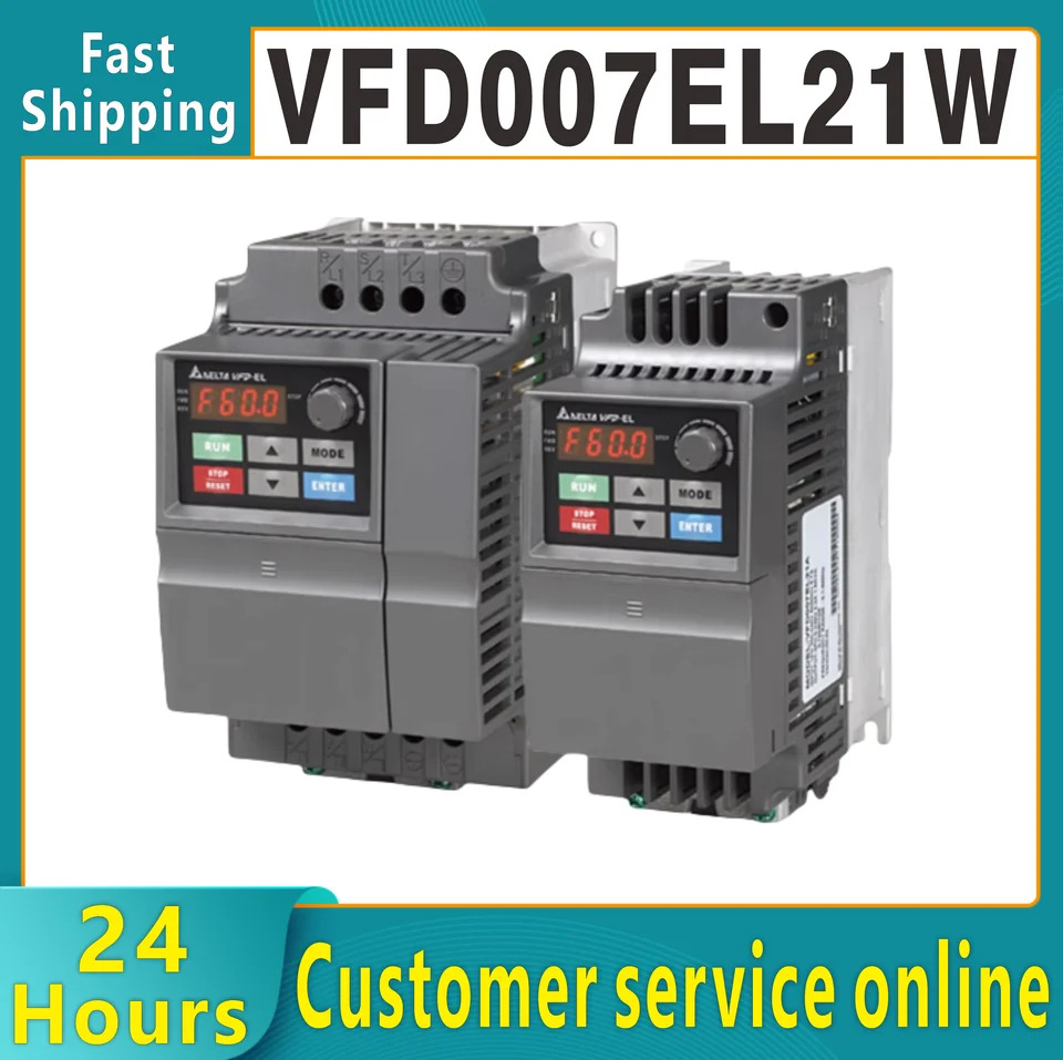 오리지널 델타 VFD-EL VFD 인버터 AC 드라이브 VFD007EL21W VFD015EL21W VFD022EL21W 0.75KW 1.5KW 2.2KW