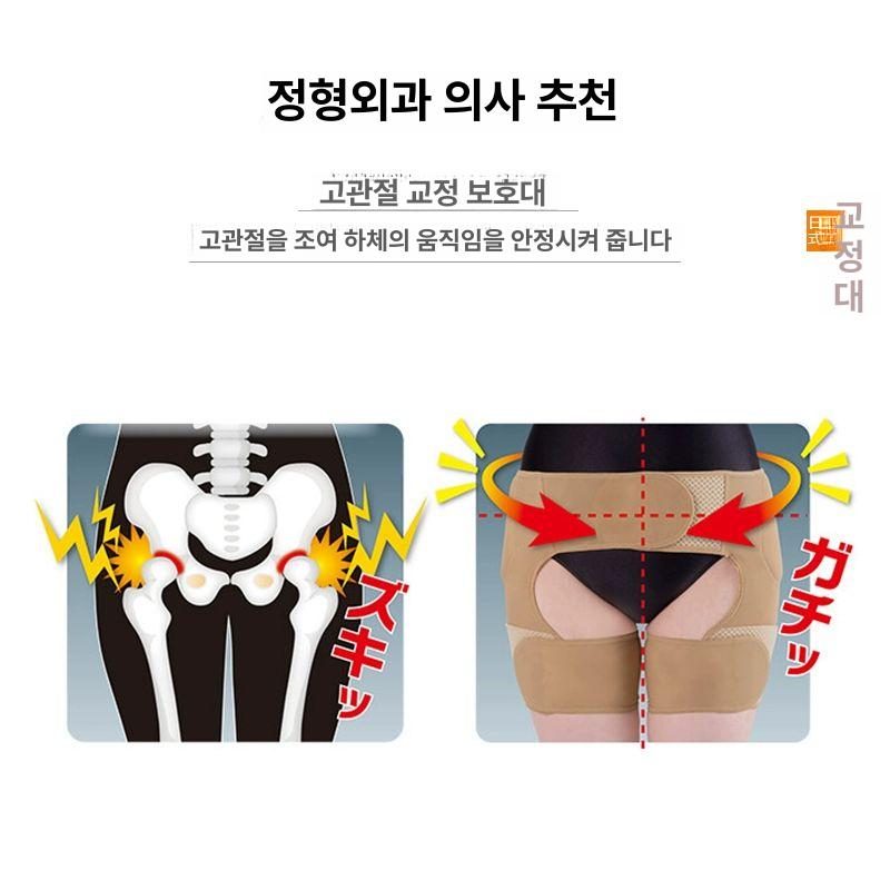 고관절 보호대 여름용 압박 허벅지 스트랩 헬스 의료용 서포트 밴드 패드 복압 견인 - 상세 이미지 2