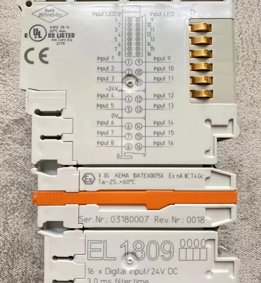 Beckhoff 모듈 EL1809 EL2809 EL1889 EL3202 EL3204 EL5001 신