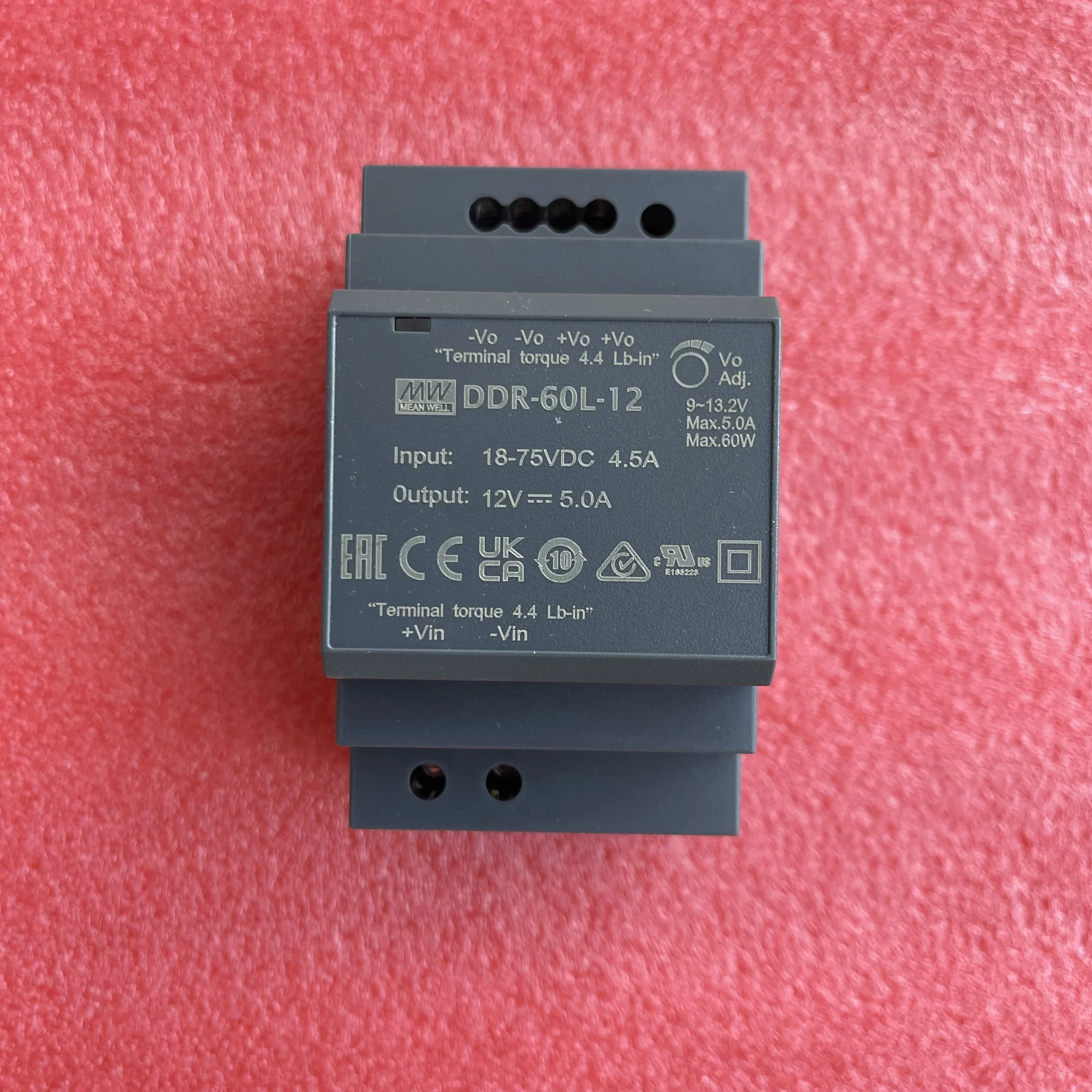 MEAN WELL DDR-60 DDR-60L-24 24V 2.5A 60W 레일 DC-DC 컨버터