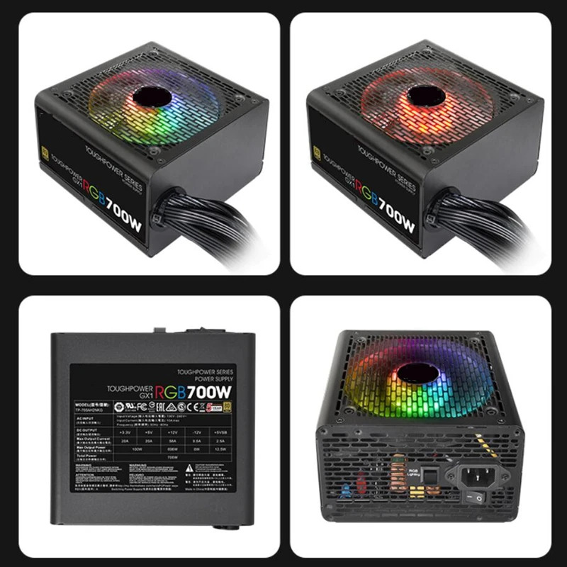 써멀테이크 Tt 터프파워 GX1 RGB 700W 600W 500W 전원공급장치 TP-700AH2NKG TP-600AH2NKG TP-500AH2NKG PSU 신
