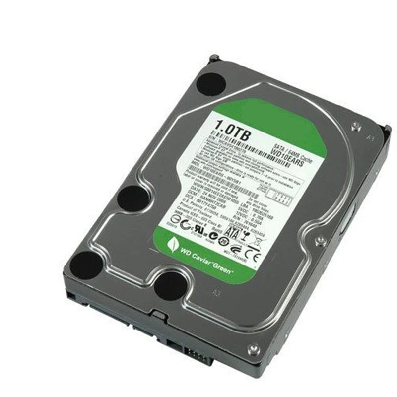 WD 그린오리지널 HDD WD10EURX 내부 그린 1TB 3.5 인치 SATA 64MB 7200RPM 신