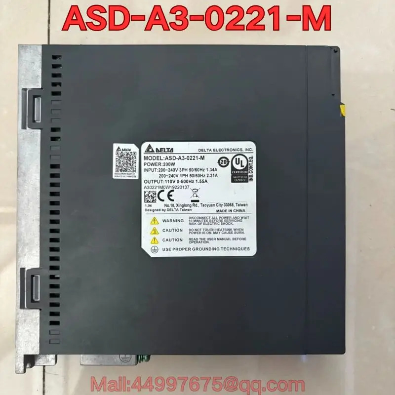 리퍼 ASD-A3-0221-M 서보 드라이브 기능 리퍼는 정상