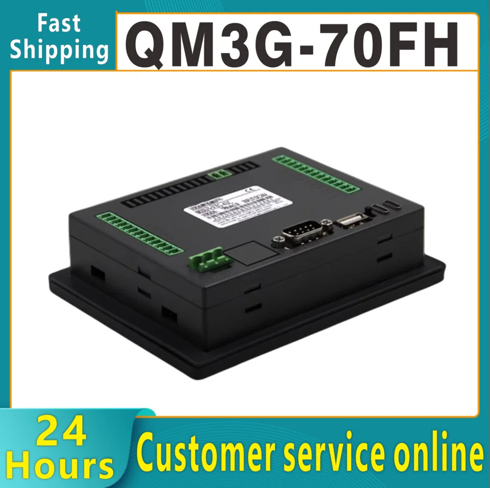 HMIPLC 터치 스크린 QM3G-70FH 디지털 프로그래밍 로직 컨트롤러 올인원 기계 7 인치