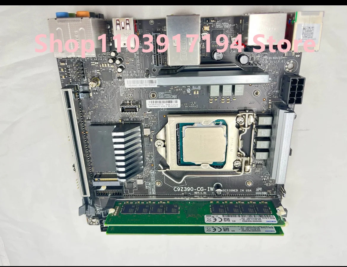 Supermicro ITX 마더보드17X17 C9Z390-CG-IW Mini-ITX 마더보드