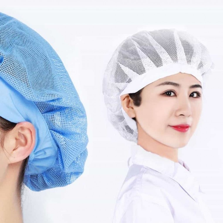 도모아 식품모자 요리모자 요리사모자 위생모자 망사 캡모자 - 상품 이미지