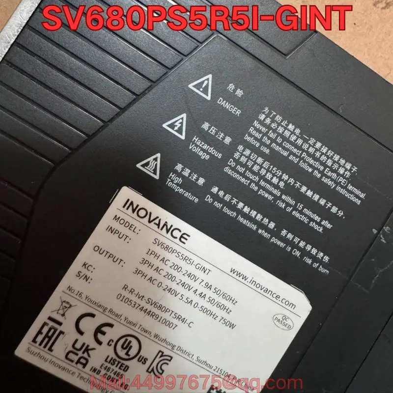 리퍼 SV680PS5R5I-GINT 서보 드라이브 기능 리퍼는 정상