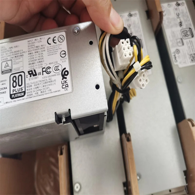 델 3050 5050 7050 7060 3991 6 핀 260W 전원공급장치 D260EPM-00 4THK0 04THK0 DPS-260AB -3 A H260AS-02 PSU 신
