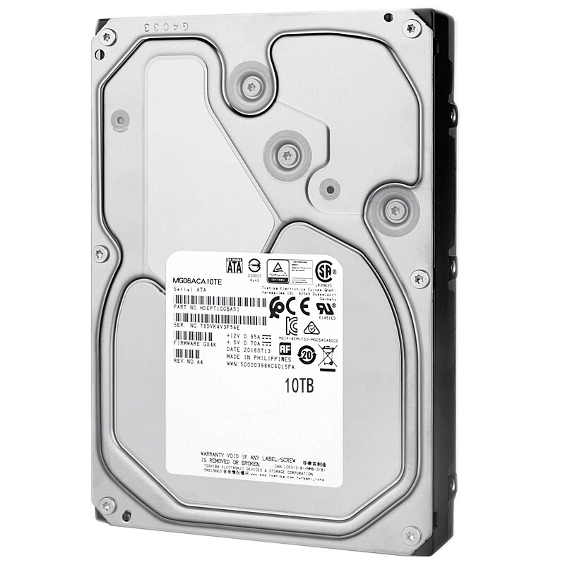 도시바호환오리지널 HDD 내부 엔터프라이즈 MG06ACA10TE 10TB 3.5 인치 SATA 6 Gb/s 256MB 7200RPM 신