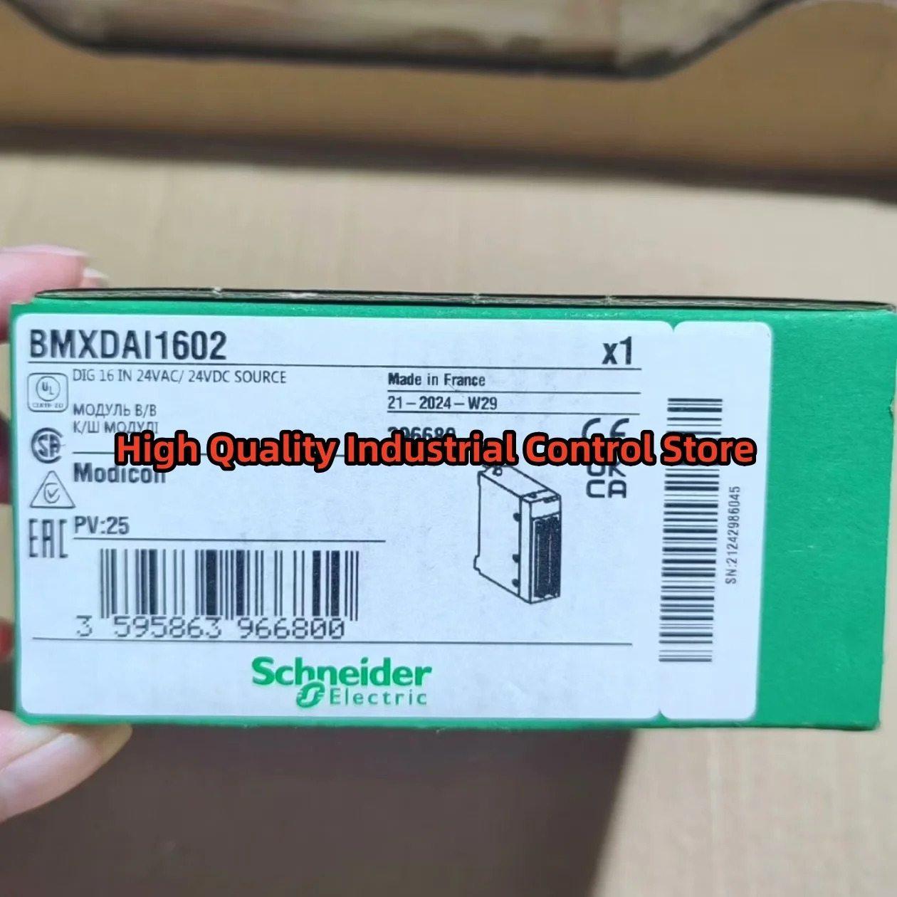 모듈 BMECRA31210 MENOC0301 BMXDAI1602 원본