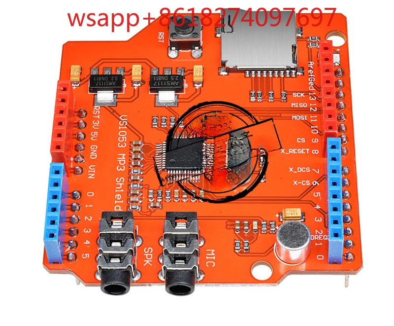 MP3 확장보드 디코딩 보드 모듈 카드 슬롯 슈퍼 VS1003 개발보드 VS1053B