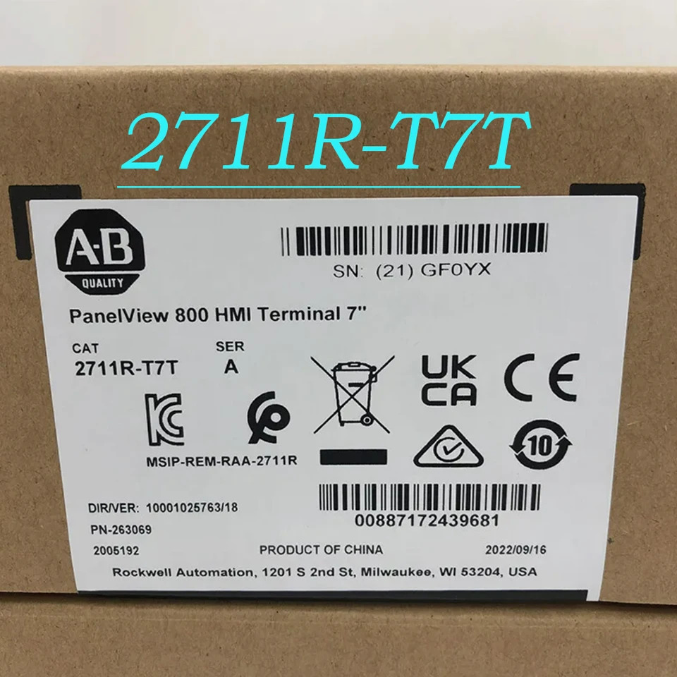 오리지널 터치 스크린 2711R-T7T 프로세서 2711RT7T 신