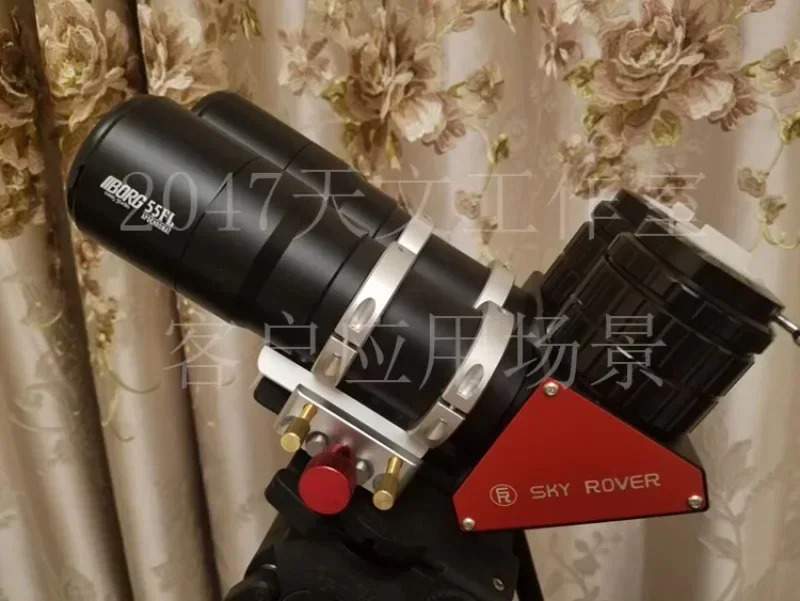 2인치 나선형 초점 조절 천문 망원경 시트 잠금 트윈 배럴 M48 어댑터