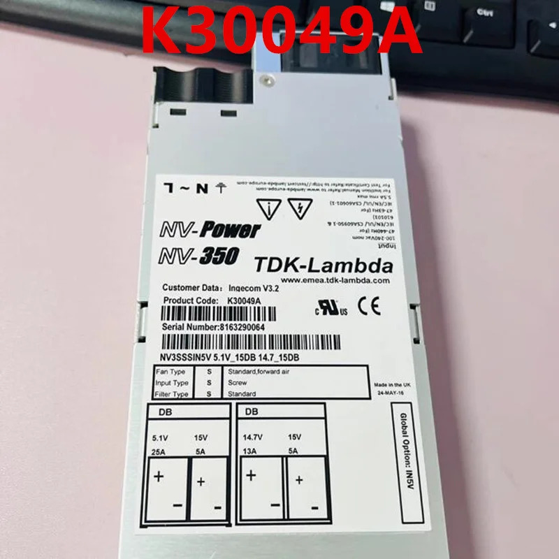 새 전원공급장치 TDK-LAMBDA NV-POWER NV-350 350W K30049A