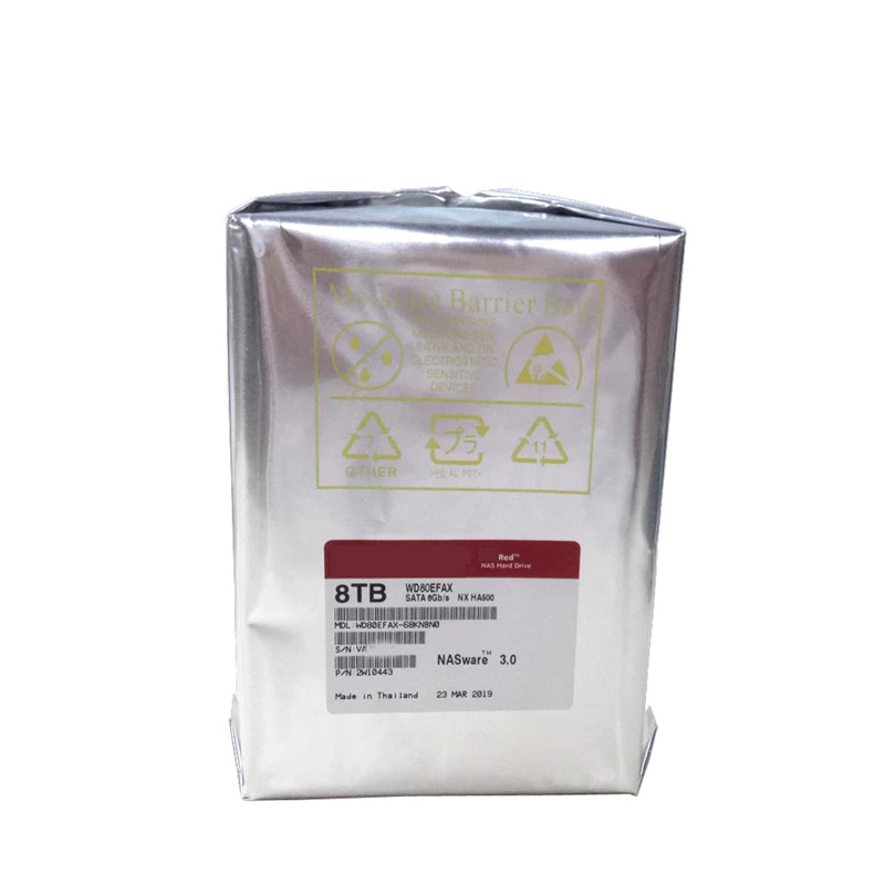 WD80EFAXNAS 하드 드라이브WD Red 8TB 3.5 SATA 6 Gb/s 256MB 5400RPM새 원본 HDD