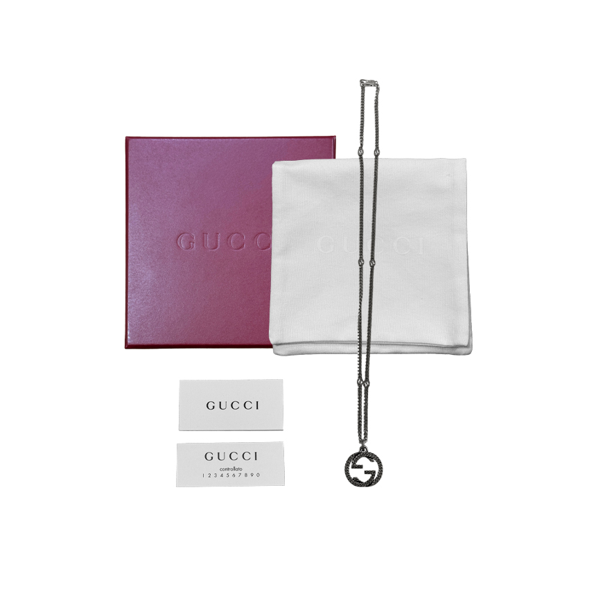 구찌 인터로킹 G 목걸이 678651 J8400 0728 실버 이미지 8