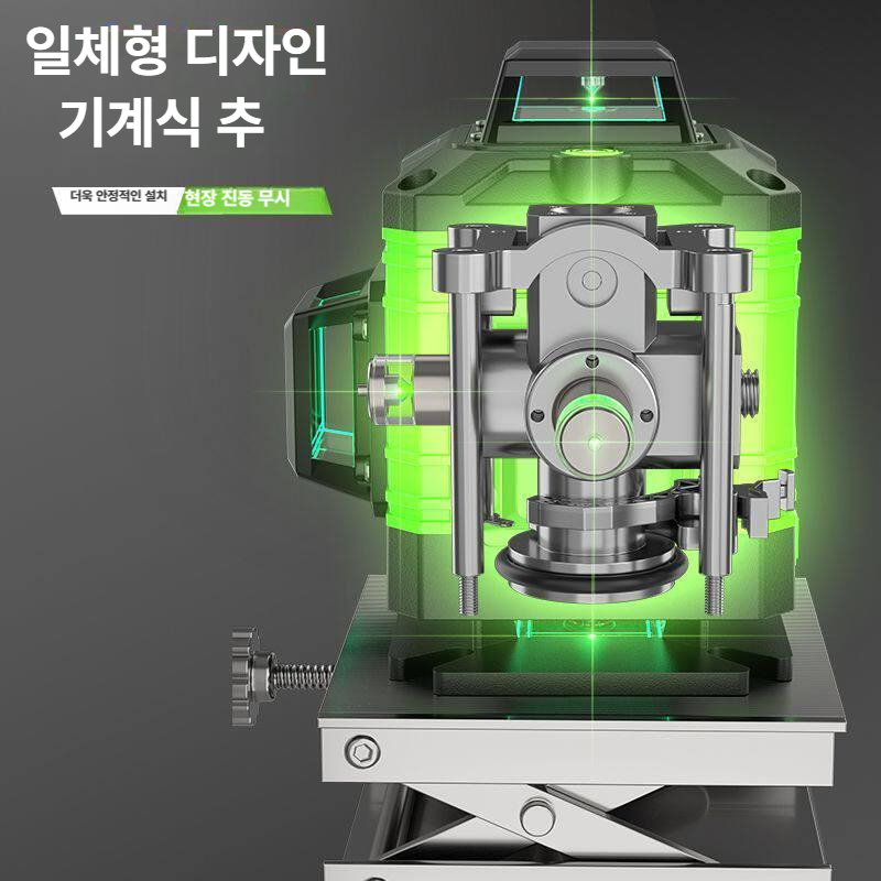 전문 레벨기 건축 레드라이트 그린라이트 게이지 건설 방수 자동 수직 수평계 - 상세 이미지 2