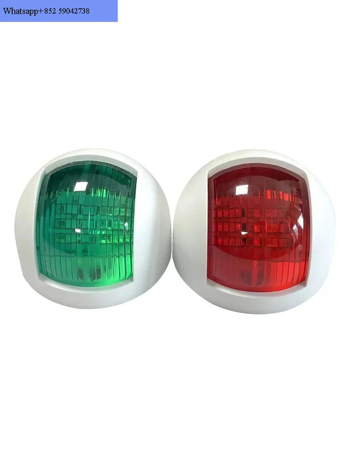 Marine12-24Vblack 흰색 포트 우현 조명 62x42mm 녹색 네비게이션 요트 하드웨어 액세서리 소형 LED