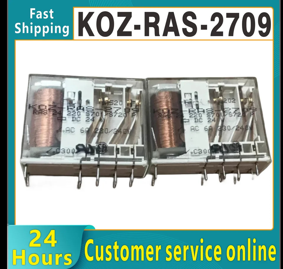 릴레이 KOZ-RAS-2709 DC24V 엘리베이터 전2 개폐