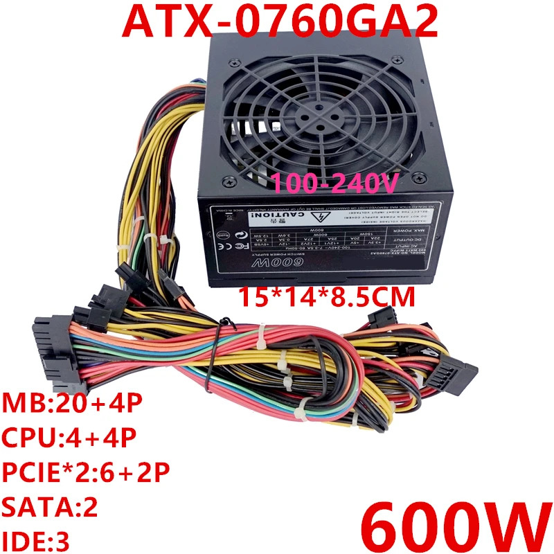 파워 서플라이 -0760GA2 -0660AG2 600W 향상PSU 신