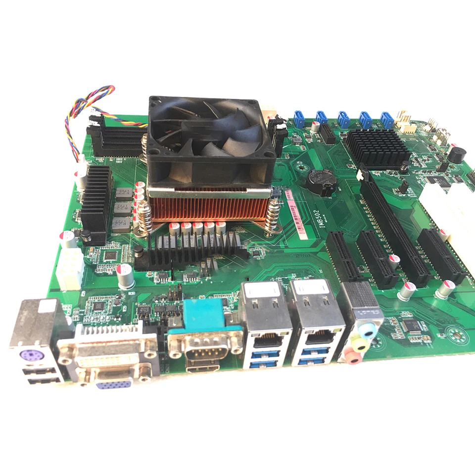 산업마더보드듀얼 네트워크 포트 Q170 LGA 1151 DDR4 IMB502