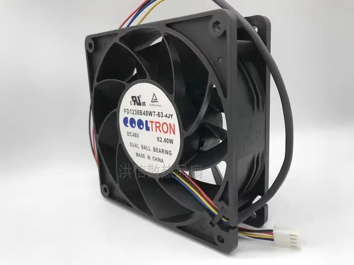 FD1238B48W7-63-4JY 인버터 냉각팬 DC48V 62.40W 12cm 1203 8
