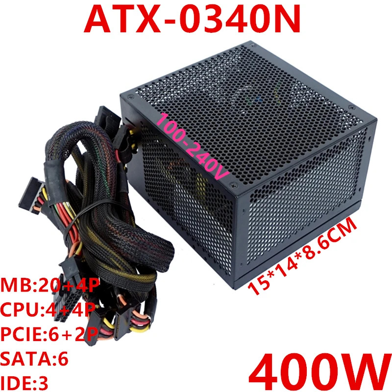냉각팬 저소음 전원공급장치 -0340N 향상PSU 0 dB 노이즈 없음 400W