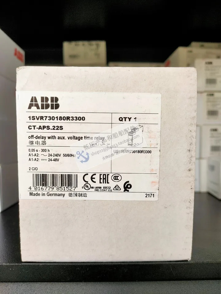 ABB 타임 릴레이 CT-APS.22S 전압 선박24-240VAC 신