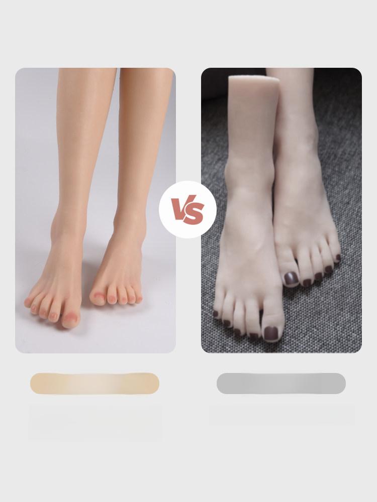 실리콘 발마네킹 여자 촬영소품 발모형 네일아트 전시용 풋 가짜발 뷰티 여성용 - 상세 이미지 4