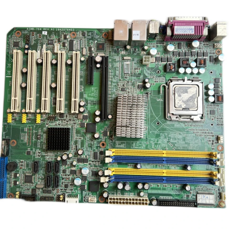 Advantech 듀얼 네트워크 카드산업컴퓨터 마더보드 AIMB-764G2 AIMB-764 REV.A1