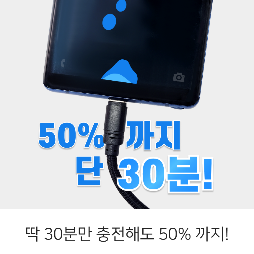 리빅스 100W CTOC 고속 충전케이블 USB C타입 데이터 초고속 충전기선 0.5m 이미지 7