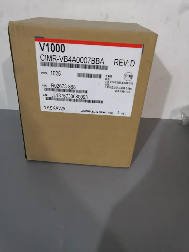 CIMR-VB4A0007BBA 오리지널 Yaskawa 인버터 상하이신