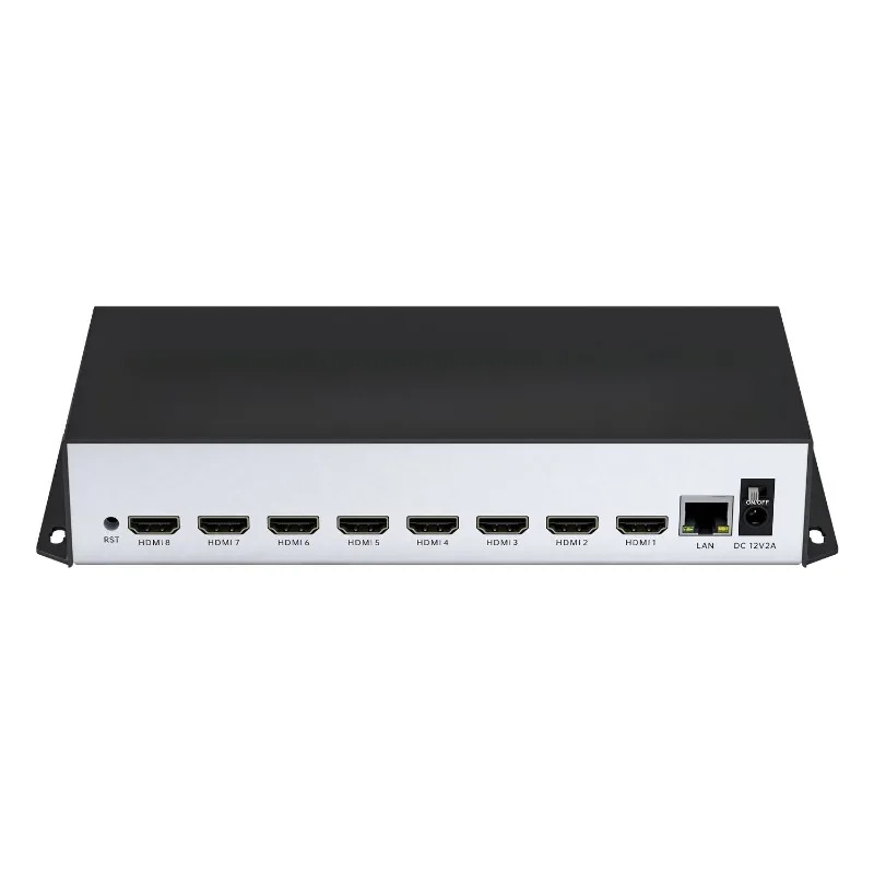 Unisheen HD MI-IP 비디오 인코더 라이브 스트리밍 H265 8채널 8 in 1 H.265 H.264