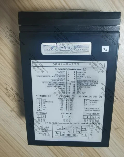 패널 미터 컨트롤러 DP41-S-230 스트레게이지 표시기 완전 기능 리퍼 완료