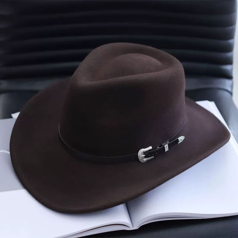 남성 페도라모자 여름모자 밀짚모자 바캉스모자 중년 카우보이햇 여성 여자 중절모자 - 상세 이미지 3
