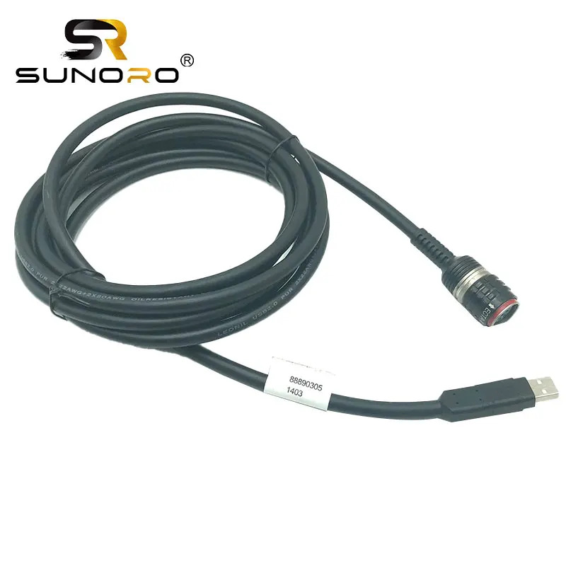 SUNORO 88890305 트럭 진단 케이블 볼보호환 자동차 진단OEM USB로 노트북 연결