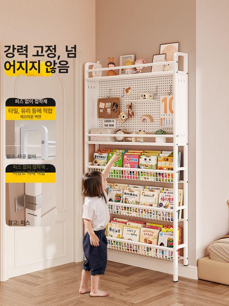 슬림 수납장 벽 공간 다용도 틈새수납 폭 초박형 다층 문뒤선반 투명 - 상세 이미지 2