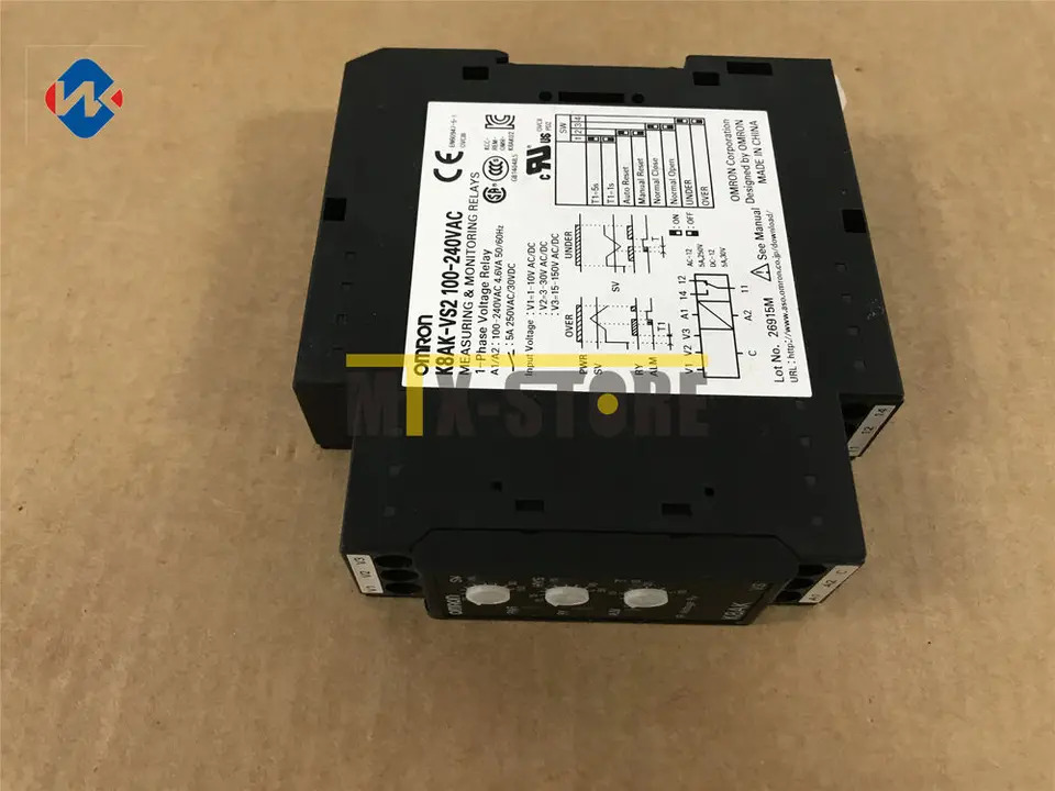 Omron 측정 모니터링 릴레이 K8AK-VS2 100-240VAC신