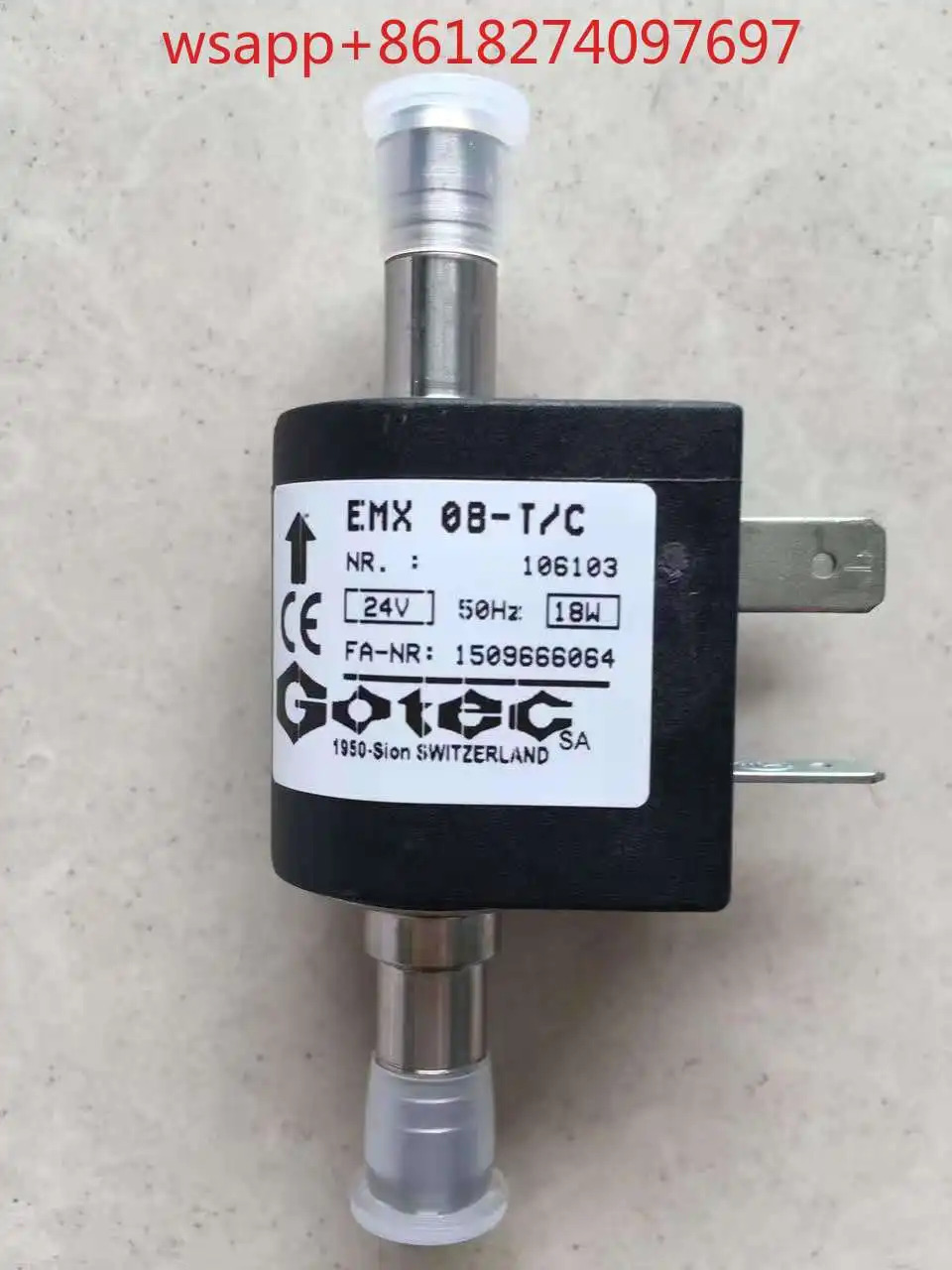 EMX08-T/C 거품 제거 펌프 106103 전자기